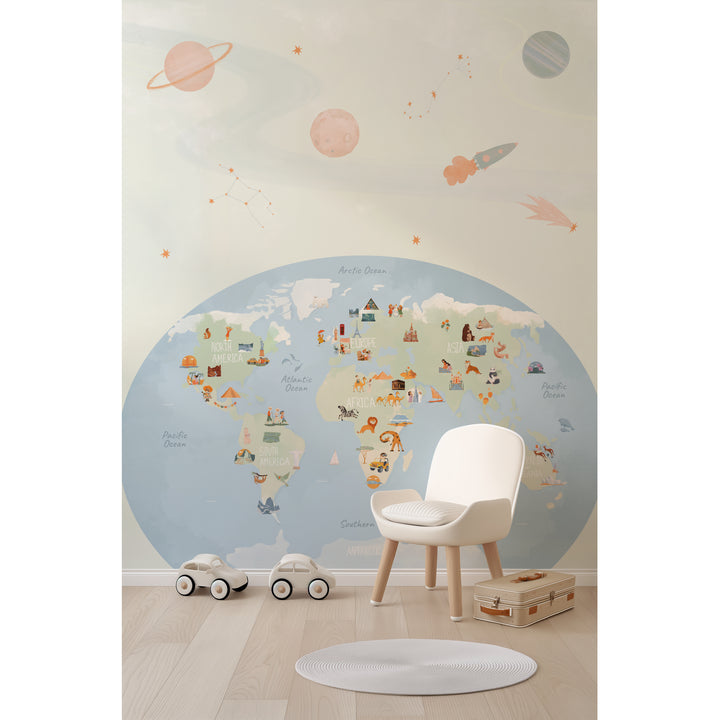 Little Globetrotters in Space (Green)