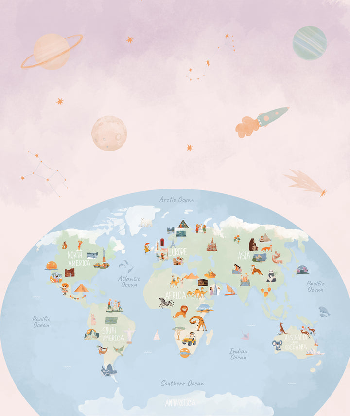 Little Globetrotters in Space (Pink)
