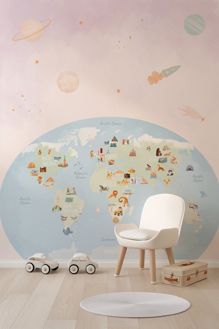 Little Globetrotters in Space (Pink)
