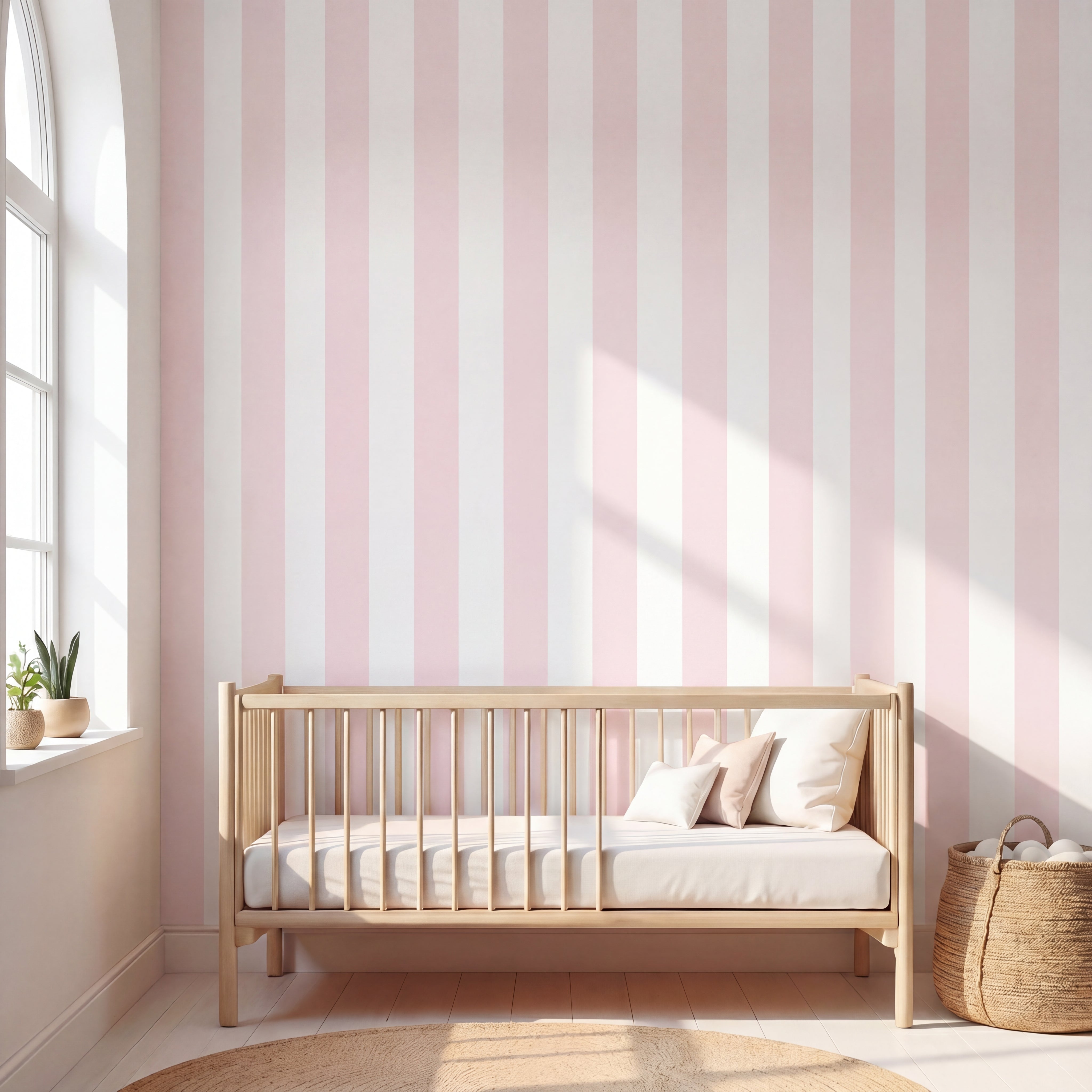 Blush Pink Stripes