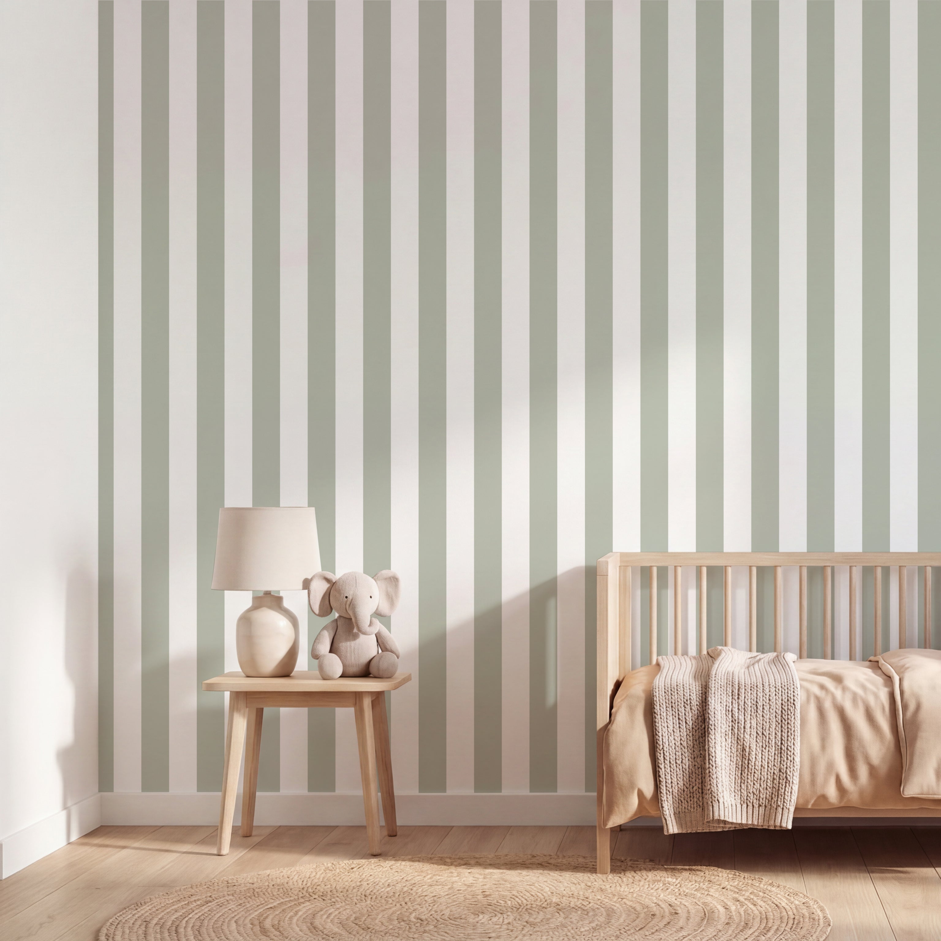 Sage Green Stripes