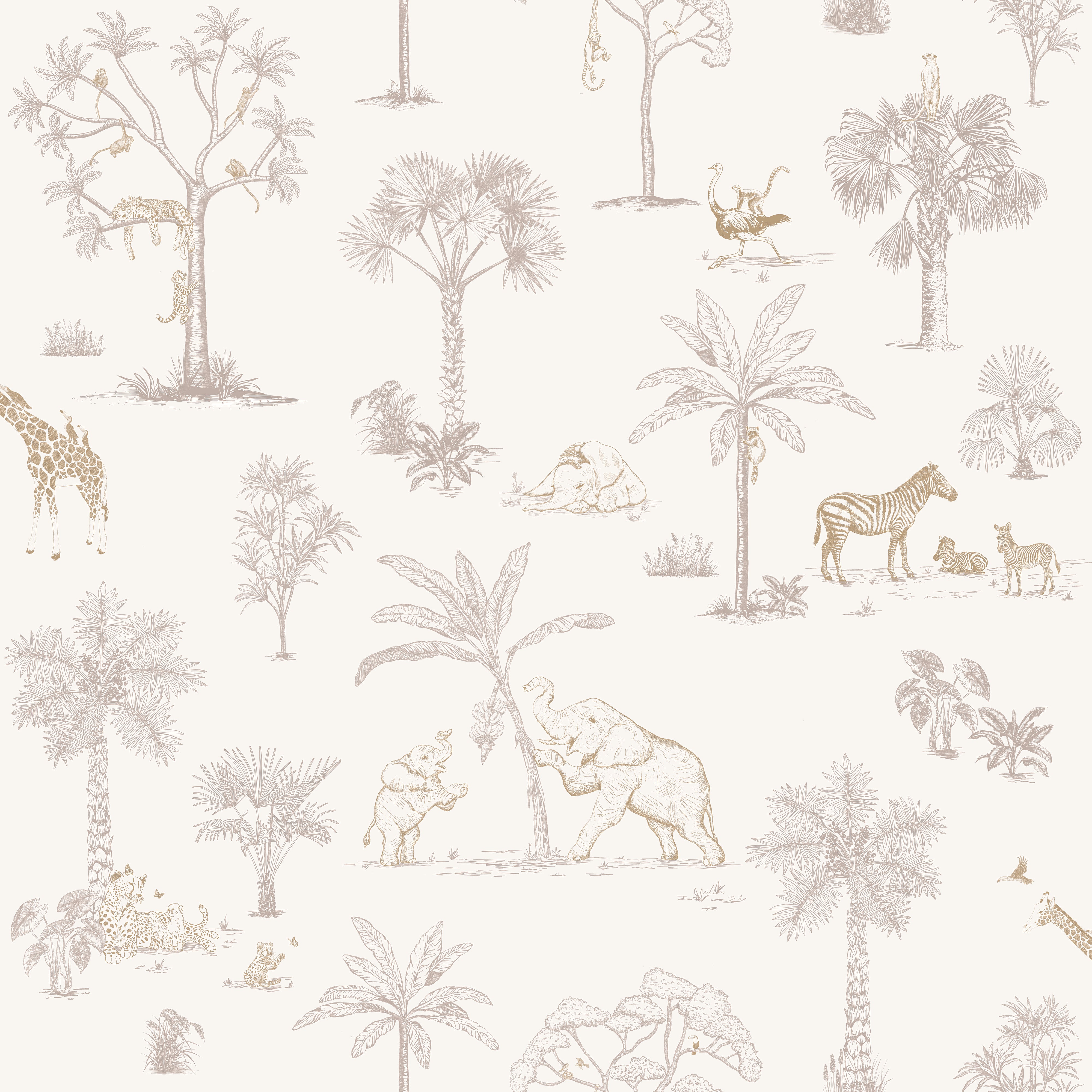 Wildlife Wonders - Beige